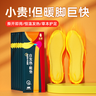 防寒神器 垫冬季 自发热艾草鞋 垫女可行走自加热暖足贴恒温暖脚宝鞋