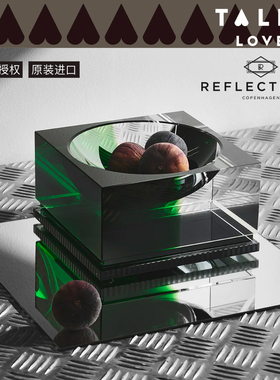丹麦reflections欧式轻奢水晶碗