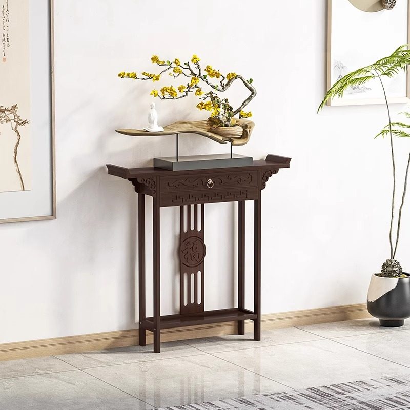 实木玄关台客厅条案端景台玄关柜