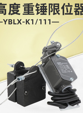 上海金山LX19111行程开关正泰YBLX-K1/111防冲顶重锤高度限位器