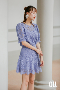OU./欧点俏皮蕾丝半身裙1112610512