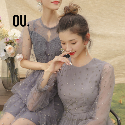 欧点精致优雅气质礼服裙