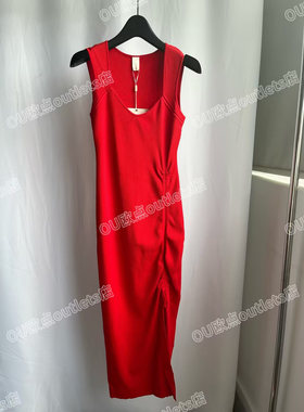 OU./欧点性感优雅修身毛织无袖连衣裙1122320450