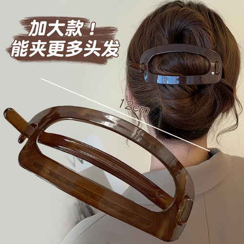 夏天就该用简约气质的一字扭扭夹