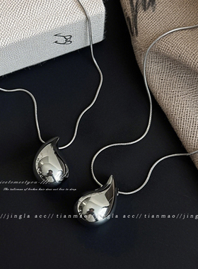 谁懂！被问爆的银色水滴项链