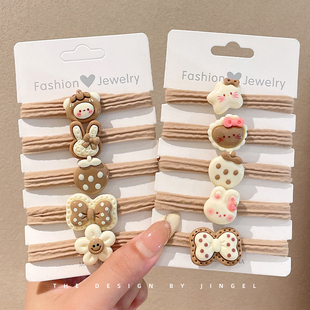 儿童可爱发绳高弹力耐用头绳2026新款高端宝宝皮筋女扎头发圈头饰