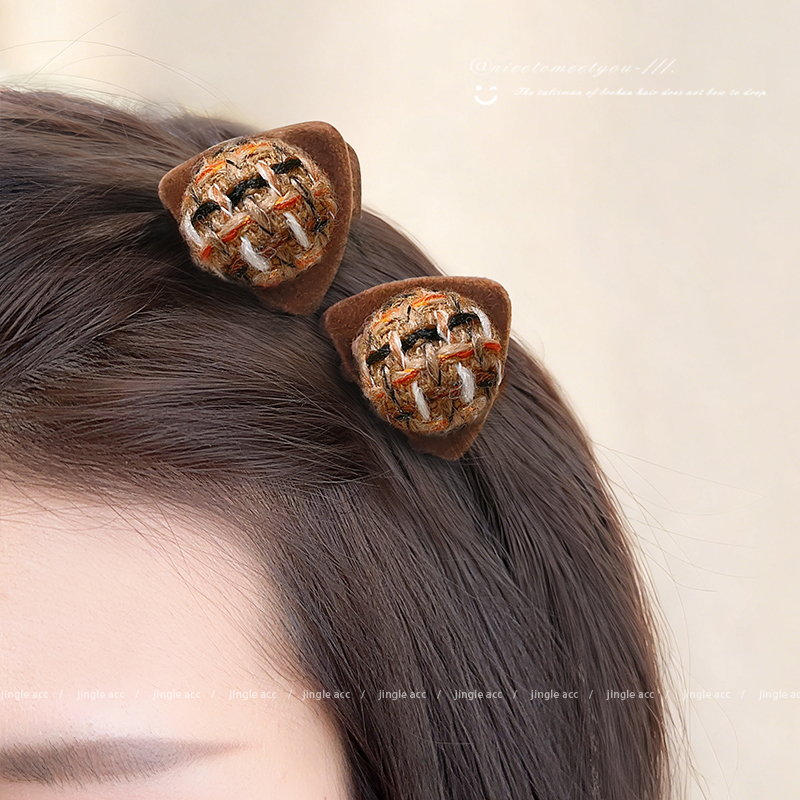 毛绒小抓夹！秋冬温柔少女心满满