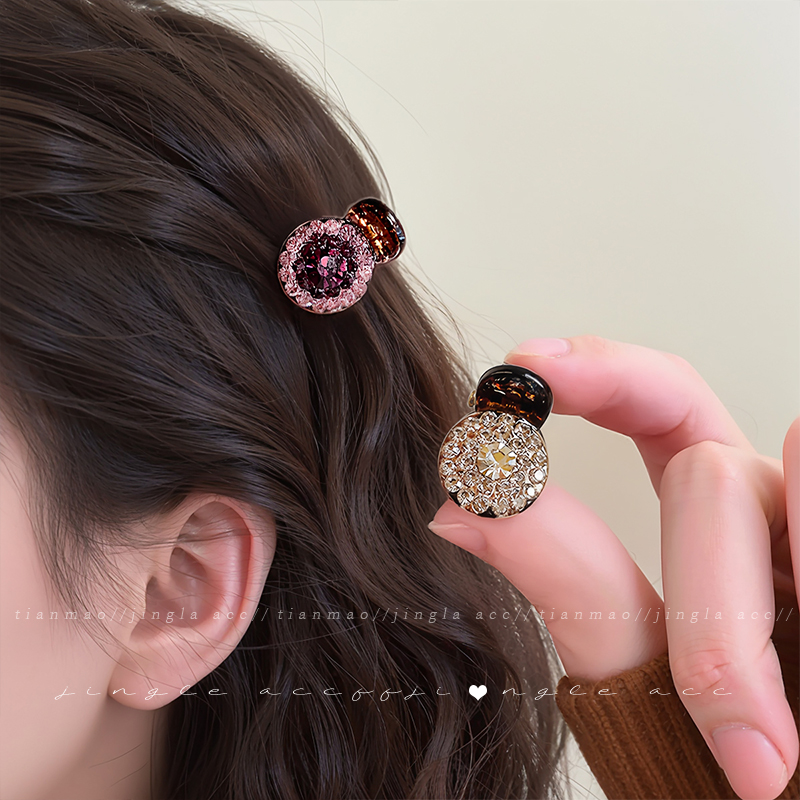 刘海碎发公主头小抓夹