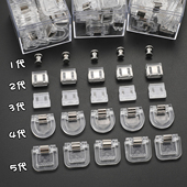 腿固定夹子裤 裤 脚防拖地神器裤 子太长改短挽边扣隐形免缝收口神器