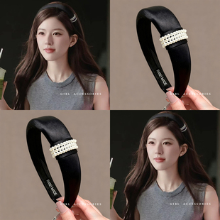 高级感洋气时尚 2025新款 轻奢头箍 珍珠发箍女款 许我耀眼赵露思同款