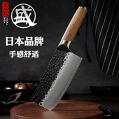 日本三本盛菜刀家用切片刀手工锻打日式 大菜刀 厨房切肉刀厨刀中式