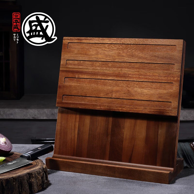 三本盛厨房实木刀架菜刀收纳置物架磁吸免打孔多功能刀座刀具架,厨房/烹饪用具,刀架,淘宝优惠券,粉丝福利购,淘宝优惠卷