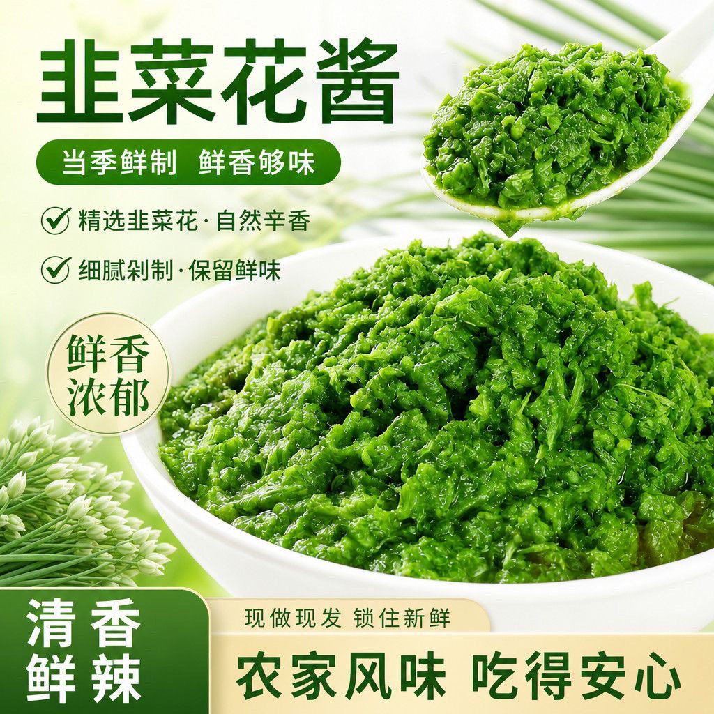 【超值5斤】新韭菜花酱大颗粒韭花现摘火锅烧烤餐饮店涮羊肉蘸料