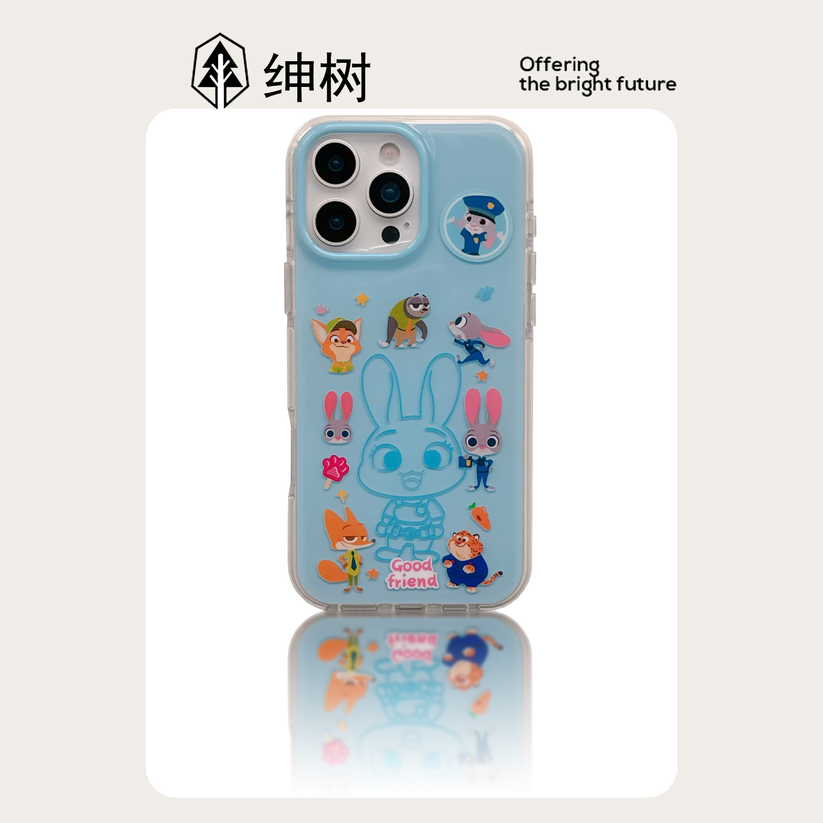 可爱狐狸尼克兔子朱迪情侣适用iPhone17promax手机壳16promax苹果15日韩15pro橙14pro小众13高级14全包保护套