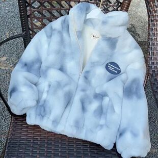 安阳童装男童冬装加厚加绒棉衣女童宝宝仿皮草外套儿童毛毛衣休闲