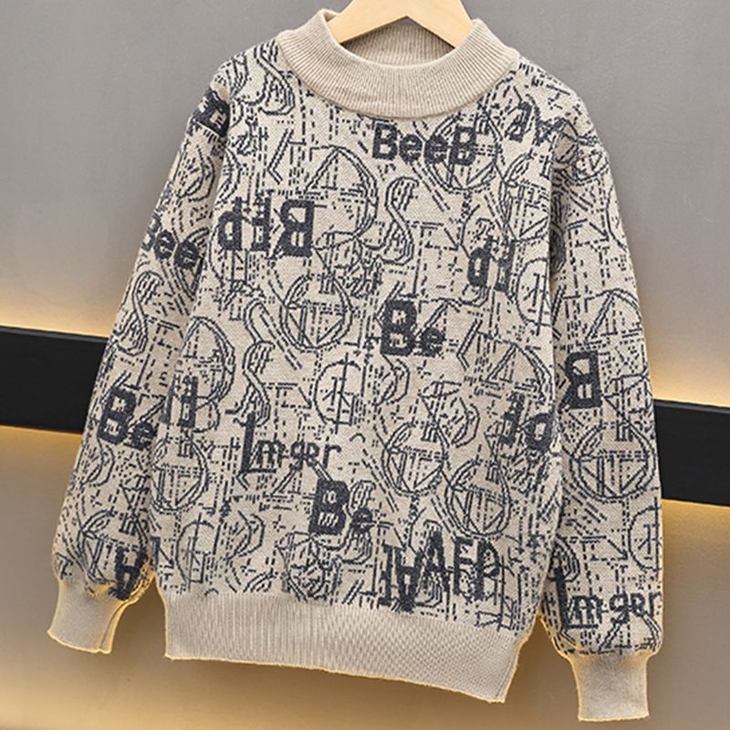 安阳童装男童加厚毛衣春