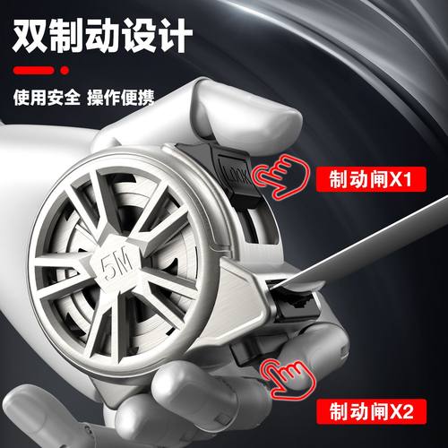 不锈钢工地高精度加硬镂空防水卷尺加厚防污防腐蚀防锈家用耐用