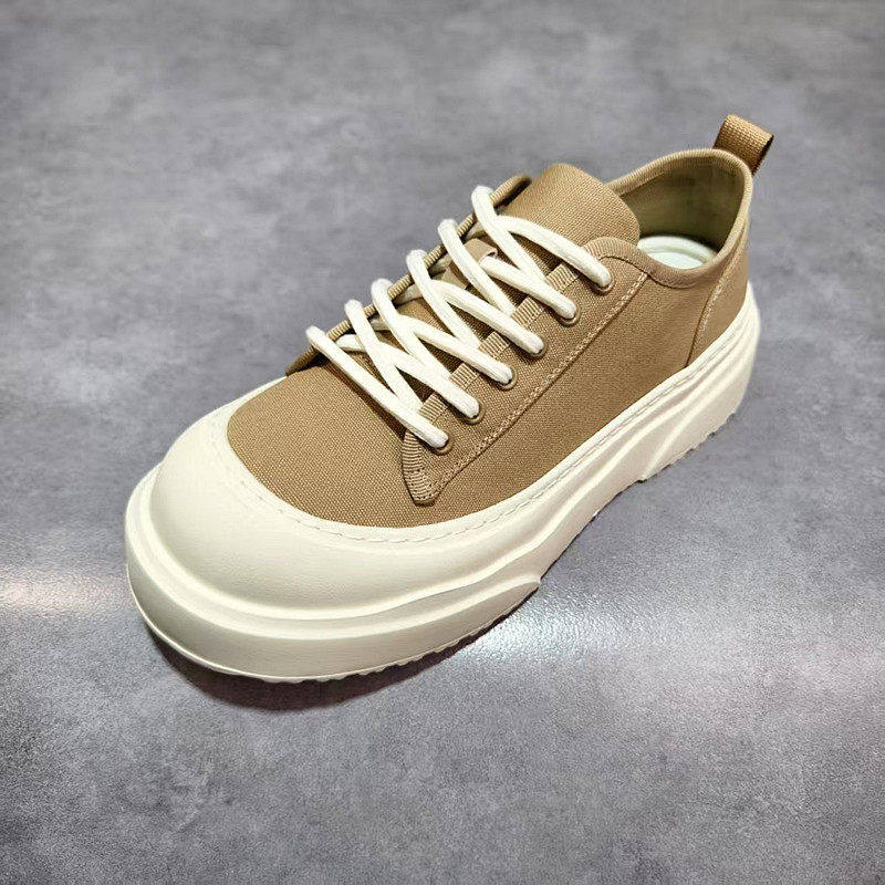 潮牌男鞋早春2026新款时尚厚底布鞋板鞋潮鞋百搭运动休闲鞋男士a7