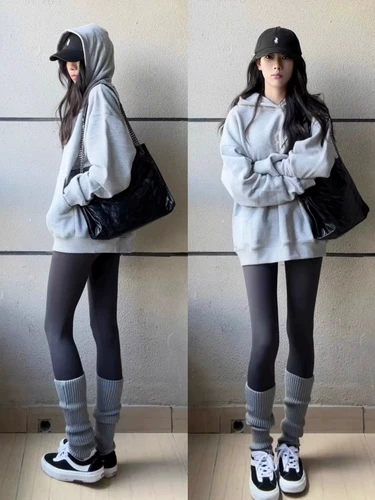 Сестры с толстыми ногами благословлены ~ Ранние весенние модные пробелы личности мягкие и клейкие.