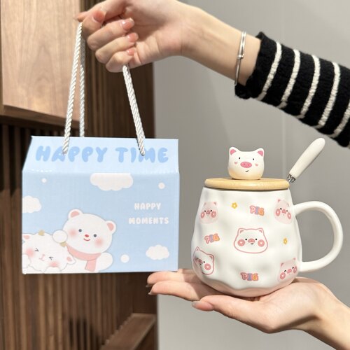 高级感生日礼物小众冷门送男生女生闺蜜杯子情侣款一对办公室水杯