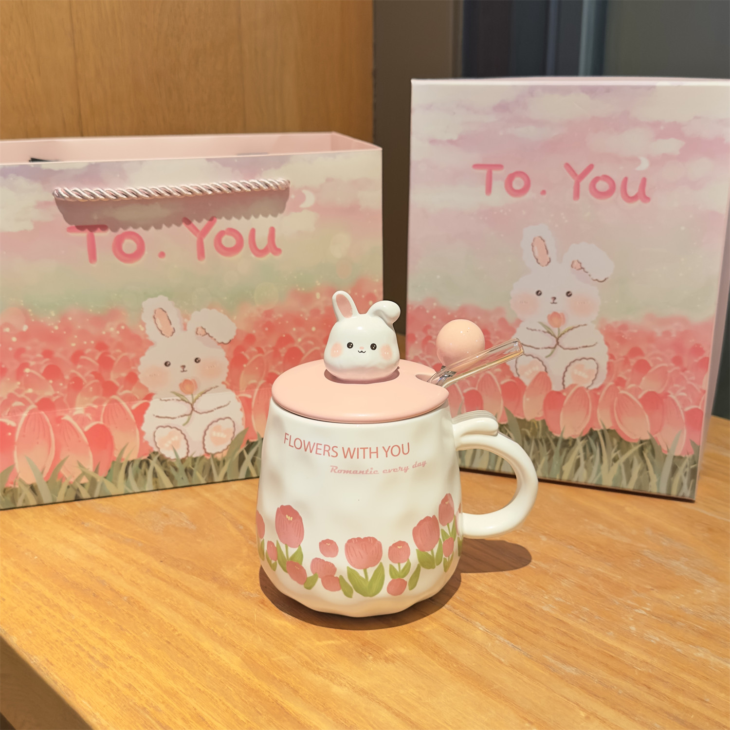 高颜值兔子少女心礼物