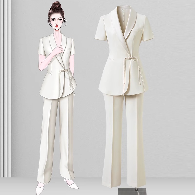洋气西装套装女夏装高级感2025新款职业气质OL通勤上班工作服正装