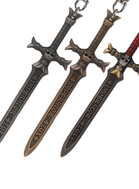 星辰铸造战锤40K黑色圣堂EMPERORS CHAMPION黑剑钥匙扣周边同款扣