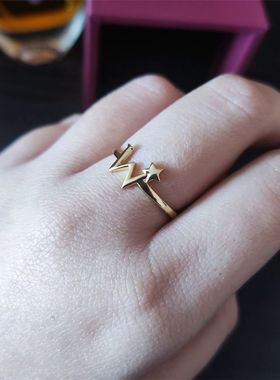 哈利波特周边 双子韦斯莱戒指项链耳钉 乔治弗雷德收藏哈迷礼物戒