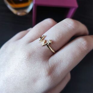 哈利波特周边 双子韦斯莱戒指项链耳钉 乔治弗雷德收藏哈迷礼物戒