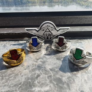 假面骑士歌戈查德一之濑宝太郎银戒指指环小众独特饰品可调节速发