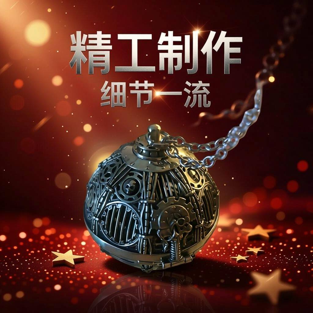 【含香片】可打开香炉项链战锤40k机械神教黄铜香炉球形悬挂香炉
