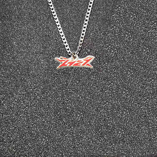 法老同款项链粉丝周边logo吊坠男女情侣通用款琅坠古巴锁骨链彩色