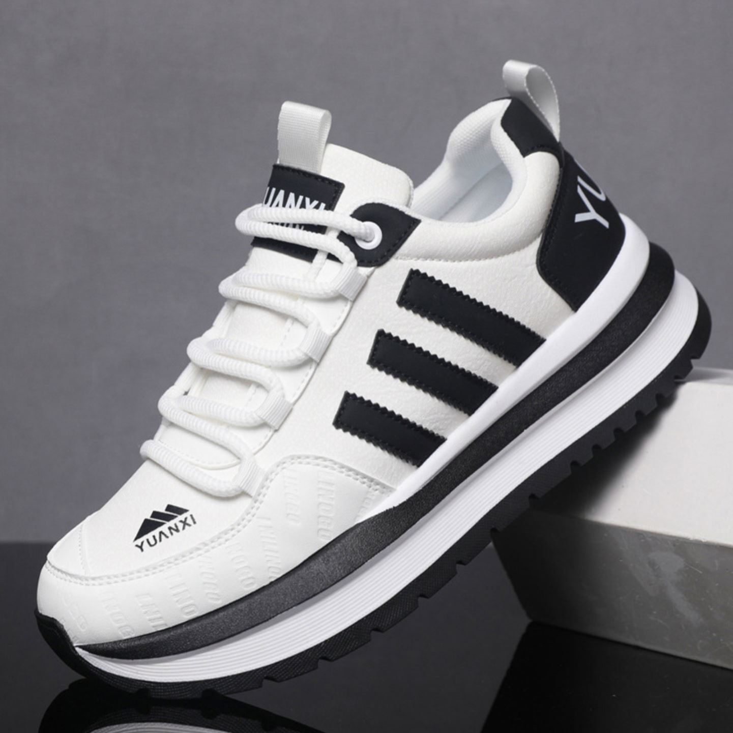 *点击率男鞋飞行员休闲鞋男士帕拉鞋2025新款减震软底跑步运动a20