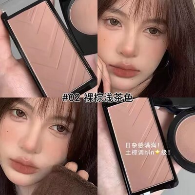 HERORANGE洛杉矶女孩单色腮红2026新款爆款哑光晒红收缩色亚裔妆