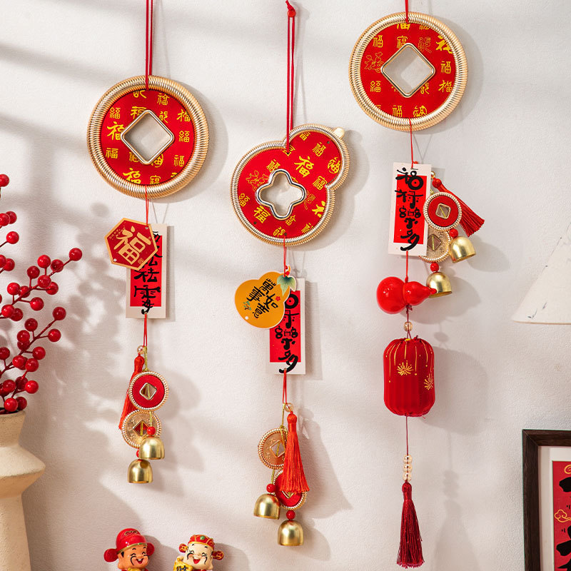 2026马年挂件贺年装饰品小摆件折纸红色喜庆店铺春节家用客厅布置