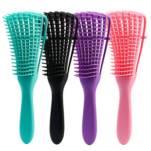 Scalp massage comb brush comb horn curl hair brush Detangle