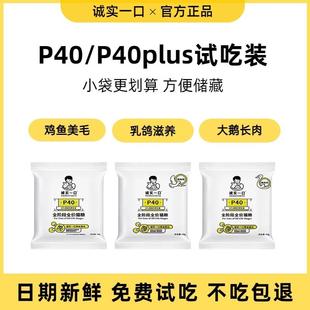 诚实一口P40全价全阶段成幼猫主粮试吃装混合口味尝鲜装城市陈实