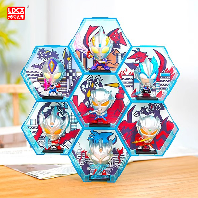 灵动创想奥特曼盲盒布莱