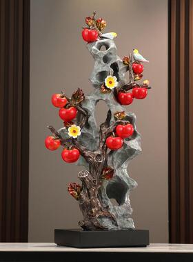 入户平安如意玄关造景装饰摆件客厅隔断壁龛大号新中式特色工艺品