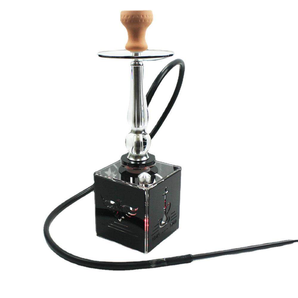 工厂货源阿拉伯水烟全套亚克力led灯水烟壶水晶烟斗烟壶shisha
