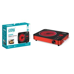 Winningstar 跨境110V美规家用2000W大功率耐高温黑晶面板电陶炉