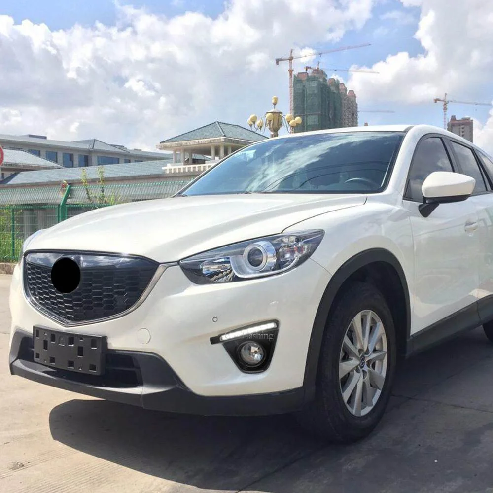 适用于马自达13-15款CX-5日行灯日间行车灯LED前雾灯CX5转向灯