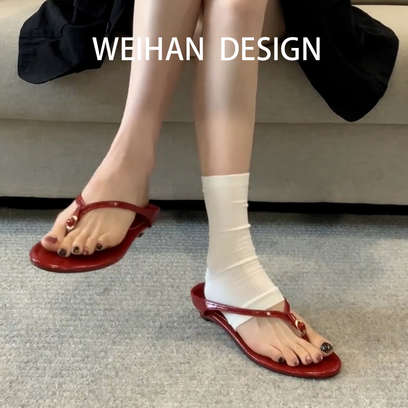 羊皮版!复古简约红色夹