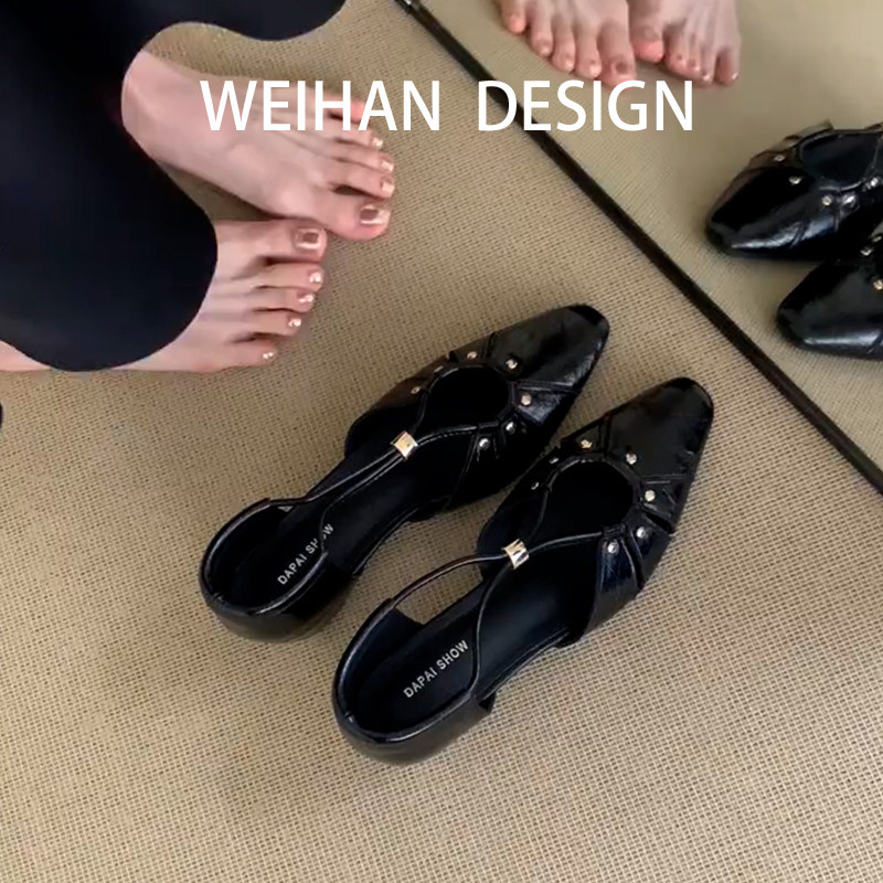 羊皮版！法式复古风铆钉