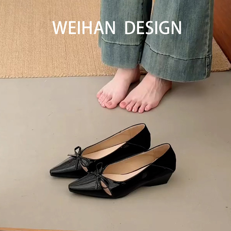 羊皮版!法式复古蝴蝶结