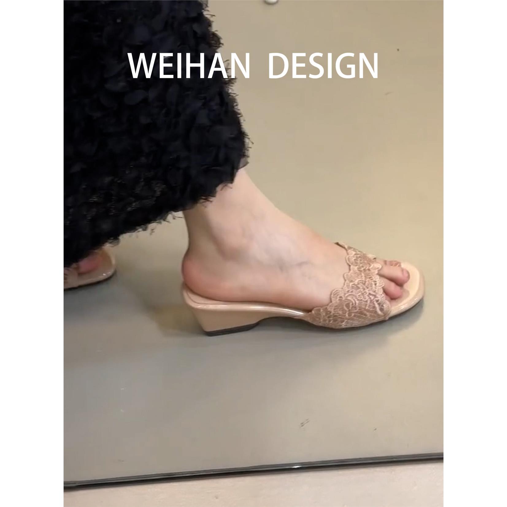 羊皮版！韩系裸色蕾丝花