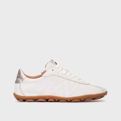 WONDERS西班牙原产进口极简风精密车缝线平底舒适女单鞋