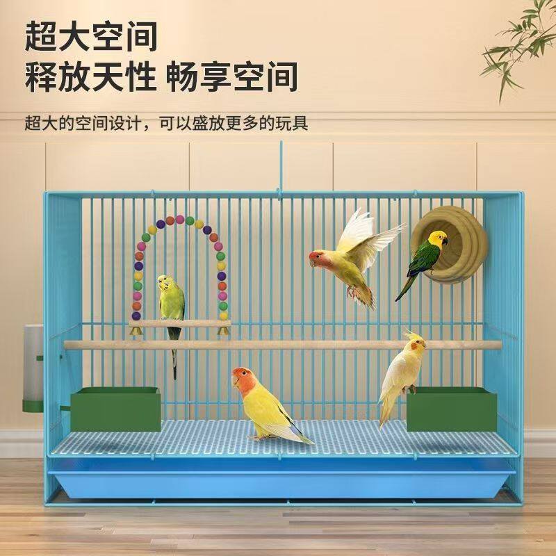 鸟笼子清仓家用小型鸟笼防溅牡丹鹦鹉虎皮鹦鹉便携式铁艺笼