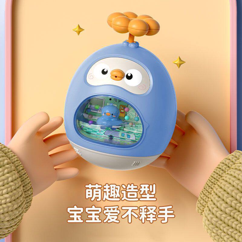 儿童卡通不倒翁水枪玩具新生宝宝洗澡戏水神器男女孩益智滋水喷水