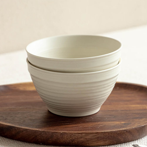 YE HOME 【简约百搭款米饭碗】家用一人食饭碗喝汤碗纯色陶瓷小碗